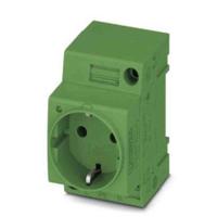 0804027 Phoenix Contact German Mains Sockets, 16A, DIN Rail, 250 V