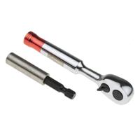 710-0621 RS PRO Driver Bit Set 32 Pieces, Hexagon, Phillips, Pozidriv, Slotted, Tamperproof Star