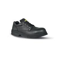 0um20013-43 UPower MUSTANG Unisex Black Composite Toe Capped Low safety shoes, UK 9, EU 43