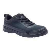cf19-04 Blackrock CF19 Unisex Black Composite Toe Capped Safety Trainers, UK 4, EU 37