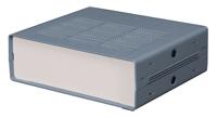 188-1331 RS PRO Grey Extruded Aluminium Enclosure, IP30, Grey Lid, 178 x 203 x 87mm
