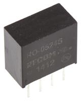 ro-0524s Recom RO DC-DC Converter, 24V dc/ 42mA Output, 4.5 → 5.5 V dc Input, 1W, Through Hole, +85°C Max Temp -40°C Min