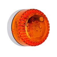 531026full-0979 Eaton Series Amber Flashing Beacon, 9 → 60 V dc, Surface Mount, Xenon Bulb, IP54