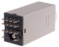 h3y-4-100-120vac-3m Omron H3Y-4 Series DIN Rail, Surface Mount Timer Relay, 100 → 120V ac, 4-Contact, 0.1 → 3min, 1-Function,