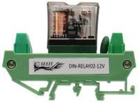 din-relay02-12v Seeit DIN Rail Power Relay, 12V Coil, 10A Switching Current, SPDT