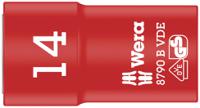 05004958001 Wera 3/8 in Drive 14mm Insulated Standard Socket, 6 point, VDE/1000V, 46 mm Overall Length