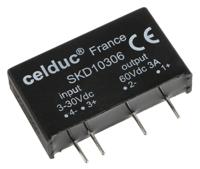 skd10306 Celduc SK Series Solid State Relay, 3 A Load, PCB Mount, 60 V dc Load, 30 V dc Control