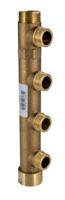 003684 Watts Brass Pipe Fitting, Straight Compression Manifold, Male 3/4in to Male 1/2in