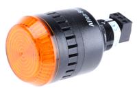 855pc-b24me522 Allen Bradley 855PC Series Amber Sounder Beacon, 24 V ac/dc, Panel Mount, 98dB at 1 Metre