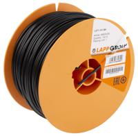 4560023s Lapp Black 1 mm² Hook Up Wire, 17 AWG, 100m, PVC Insulation, 4560023S