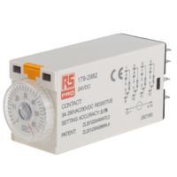 179-2982 RS PRO Plug In Timer Relay, 24V dc, 4-Contact, 2 → 60s, 1-Function, 4PDT