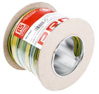 902-8401 RS PRO Green/Yellow 1.5mm² Hook Up Wire, 16 AWG, 27/0.25 mm, 100m, PVC Insulation