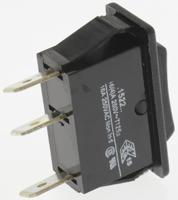 c1522alaaa Arcolectric (Bulgin) Ltd SPDT, (On)-Off-(On) Rocker Switch Panel Mount