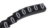 901-10388 HellermannTyton Helagrip Slide On Cable Marker Kit, Black, Blue, Brown, Green, Grey, Orange, Red, Violet, White,