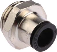 3101-10-21 Legris LF3000 Series Straight Threaded Adaptor, G 1/2 Male to Push In 10 mm, Threaded-to-Tube Connection Style