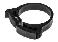 291-717 RS PRO Nylon  Snap Grip Hose Clamp, 7.4mm Band Width, 26.5 → 30.4mm ID