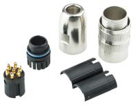 0322-07 Lumberg 7 Pole M16 Din Socket, DIN EN 60529, 5A, 250 V ac IP68, Screw On, Female, Cable Mount