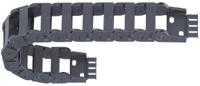 100150480 Igus 10, e-chain Black Cable Chain - Flexible Slot, W26 mm x D23mm, L1m, 48 mm Min. Bend Radius, Igumid G