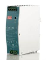edr-120-12 MEAN WELL EDR Switched Mode DIN Rail Power Supply, 90 → 264V ac ac Input, 12V dc dc Output, 10A Output, 120W