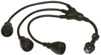 0-505-77 Legrand 0.8m 3 Socket Type E - French Extension Lead