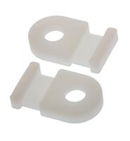 151-28219-mb2-pa66-wh HellermannTyton Self Adhesive Natural Cable Tie Mount 12.5 mm x 20.5mm, 5mm Max. Cable Tie Width