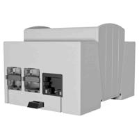 250410000rp4 Italtronic Case for Embedded Raspberry Pi 4 Din Rail Enclosure, Grey