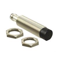 e2b-m18ln16-m1-b1 Omron Inductive Threaded Barrel Proximity Sensor, M18, 16 mm Detection, PNP NO, 12 → 24 V dc