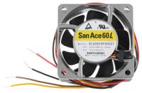 9lg0624p4h001 Sanyo Denki San Ace 9LG Series Axial Fan, 24 V dc, DC Operation, 47m³/h, 1.92W, 80mA Max, 60 x 60 x 25mm