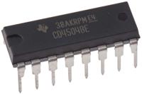 cd4504be Texas Instruments CD4504BE, Voltage Level Shifter Voltage Level Shifter CMOS, TTL to CMOS, 16-Pin PDIP