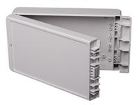 96035225-b-221306-abs-7035 Bopla Bocube Series Light Grey ABS Enclosure, IP66, IP68, Light Grey Lid, 231 x 125 x 60mm