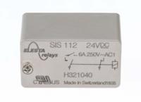 sis-112-24vdc Elesta PCB Mount Force Guided Relay, 24V dc Coil Voltage, 2 Pole, DPST