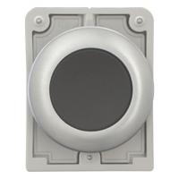 182959-m30c-fd-s Eaton RMQ Titan M30 Series Black Momentary Push Button, 30mm Cutout, IP67