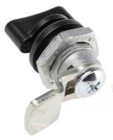 146-1811 RS PRO Cabinet Lock, 19.5mm Panel-to-Tongue, 16.2 x 14.2mm Cutout, Knob Unlock