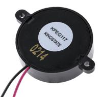 771-6926 RS PRO 86dB Panel Mount Square Wave External Piezo Buzzer, 30 x 9.5mm, 30V ac Max