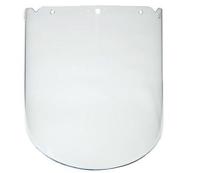 10115851 MSA Safety Clear Propionate Face Shield with Brow Guard , Resistant To Chemical splash, Impact