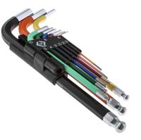 t4449 CK 9 piece L Shape Metric Hex Key Set, 1.5mm