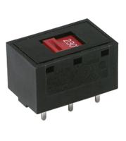 v80212ma08q C & K PCB Slide Switch DPDT Latching 10 A @ 125 V ac, 4 A @ 30 V dc Slot