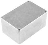 1590wt Hammond 1590 Series Natural Die Cast Aluminium Enclosure, IP65, Natural Lid, 120 x 80 x 59mm