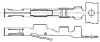 1-170291-1 TE Connectivity Dual Line Interlock Series Female Crimp Terminal, 22AWG Min, 20AWG Max