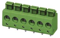 1792902 Phoenix Contact PTS 1.5/6-5.0-H Series PCB Terminal Block, 6-Contact, 5mm Pitch, Through Hole Mount, 1-Row, Spring Cage