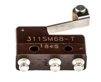 311sm68-t Honeywell Roller Lever Micro Switch, Solder Terminal, 1 A, SP-CO