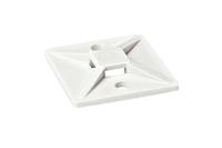 151-28479-mb4-pa66-wh HellermannTyton White Cable Tie Mount 28 mm x 28mm, 5.4mm Max. Cable Tie Width