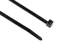111-05000-t50r-pa66-bk HellermannTyton Cable Tie, 200mm x 4.6 mm, Black Polyamide 6.6 (PA66), Pk-100