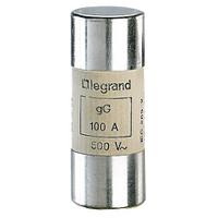 0-153-96 Legrand 100A Ceramic Cartridge Fuse, 22.2 x 58mm