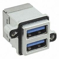 musbr-4593-m0 Amphenol Communications Solutions Straight, PCB Mount, Socket- Dual Port Type A 3.0 IP67 USB Connector