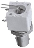 b6252h7-npp3g-50 Amphenol RF, Jack PCB Mount BNC Connector, 50Ω, Through Hole Termination, Right Angle Body