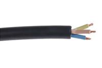 863-4020 RS PRO TRS 1 mm² 4 Core Power Cable, H05RR-F, Black CPE, 100m