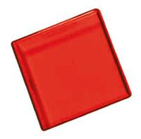 a0262b Panel Mount Indicator Lens Square Style, Red, 29mm Long