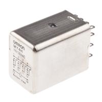 my4h-110120vac Omron Panel Mount Power Relay, 110 → 120V ac Coil, 3A Switching Current, 4PDT