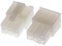 794954-6 TE Connectivity, VAL-U-LOK Female Connector Housing, 4.2mm Pitch, 6 Way, 2 Row